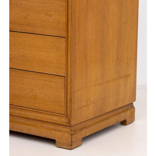 James Mont Style Blonde Mahogany Chest of Drawers For Sale In New York - Image 6 of 9