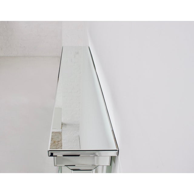 Mirrored Baluster Console from Maison Roméo, 1980s For Sale - Image 13 of 16