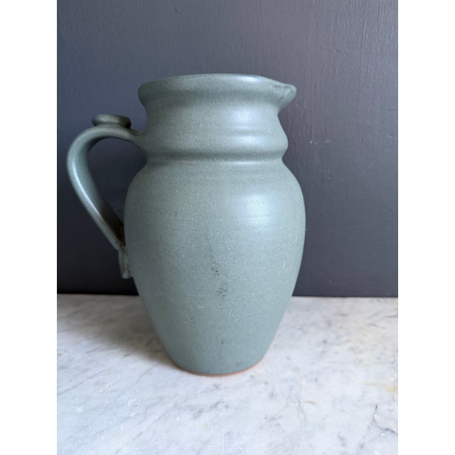 Ceramic Studio Pottery Pitcher by Yvonne Lynch, Nova Scotia For Sale - Image 7 of 10