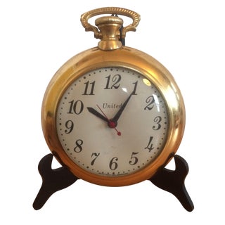 United Clock Corp. Jumbo Pocket Watch For Sale