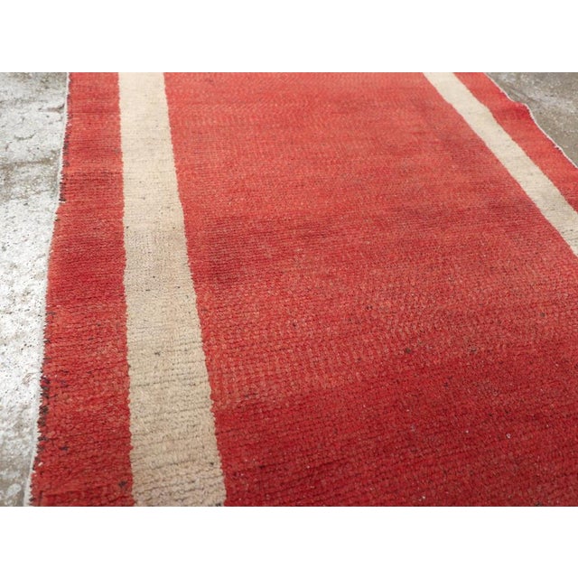 1940s Galerie Shabab Collection Mid-20th Century Turkish Oushak Runner For Sale - Image 5 of 10