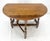 Brown Solid Tiger Oak Oval Drop Leaf Gate Leg Dining Table Clean! For Sale - Image 8 of 18