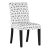 Megan Dining Chair in Charcoal Dash Print For Sale