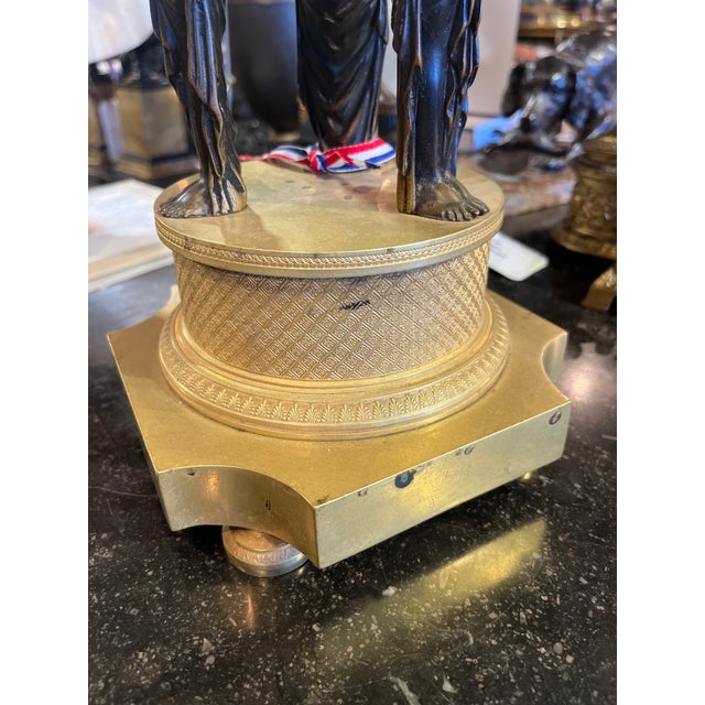 Early 19th Century French Empire Gilt Bronze Center Piece For Sale - Image 4 of 5