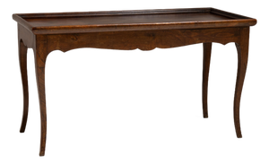 20th Century French Chestnut Brown Louis XV Coffee Table in Original Patina