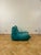 1980s Turquoise Togo Armchair by Michel Ducaroy for Ligne Roset, 1970s For Sale - Image 5 of 11