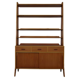 Mid-Century Organic Teak Bookcase by Karl Nothhelfer for Pollmann, 1950s For Sale