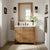 Elevate your bathroom with this elegant Butler Specialty Company Nora 36 inch wide single sink vanity, blending timeless...