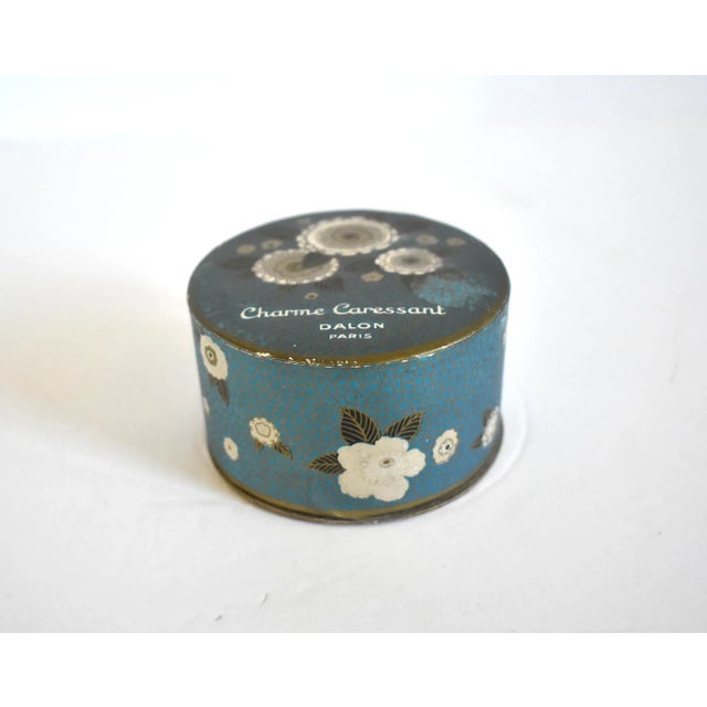 Paper Antique 1920s Art Deco Unopened French Powder Box - Charme Caressant by Dalon, Paris For Sale - Image 7 of 8
