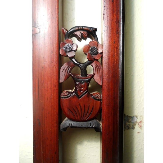 Early 19th Century Antique Chinese Screen PanelsCunninghamia Wood - A Pair For Sale - Image 4 of 11