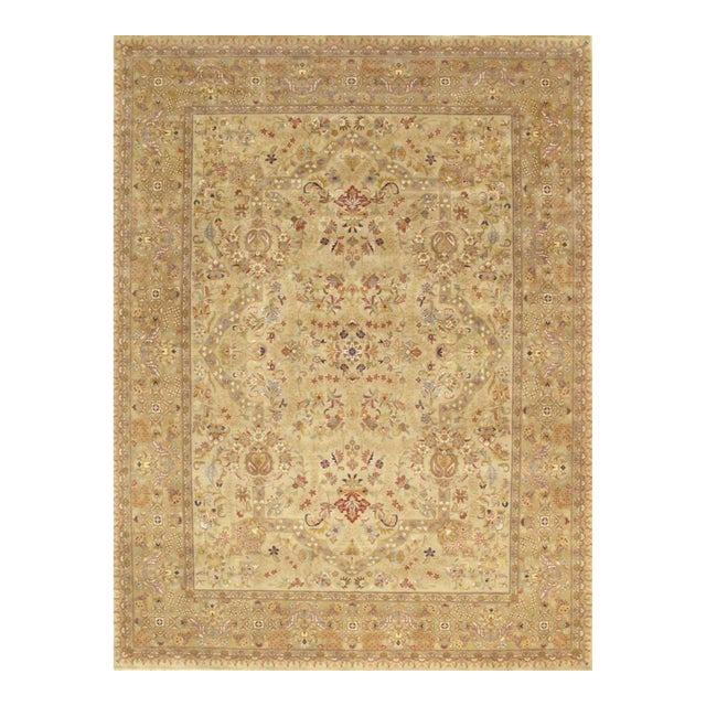Pasargad Home Baku Beige Wool Area Rug- 3' 0" X 4' 9" For Sale