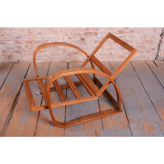 Art Deco Adjustable Armchair by J. Halabala for Up Závody, Czech, 1930s For Sale - Image 16 of 18