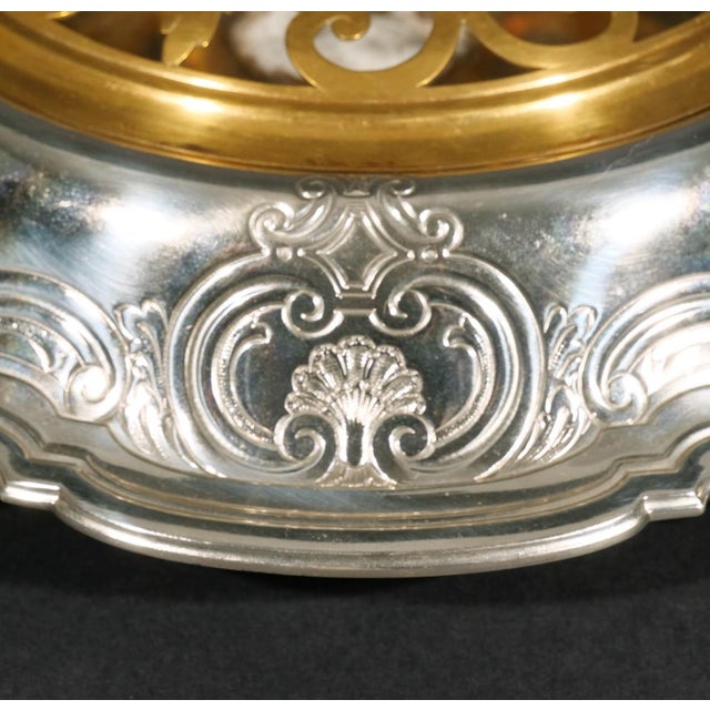 Tiffany and Co. 1920s Tiffany & Co. Sterling Art Deco Flower Frog- Signed and Marked For Sale - Image 4 of 9