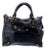 Vintage City Balenciaga Moto Giant 12 Velo Bleu Obscur Navy Lambskin Leather Bag For Sale