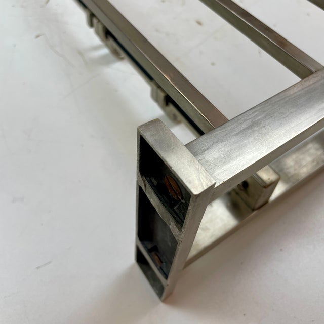 Silver Art Deco Train Carriage Coat Rack, 1930s For Sale - Image 8 of 16
