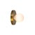 Globe Sconce Brushed Brass, 3 Inch Glass Globe, by Research.Lighting, Modern, Minimal For Sale In New York - Image 6 of 6