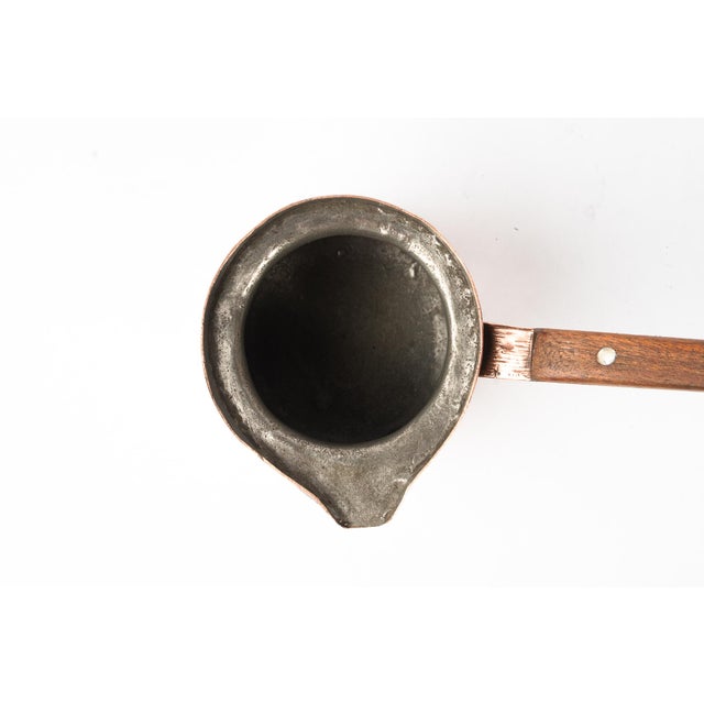 Wood Art Deco Coffee Can in Copper with Wodden Handle, 1920s For Sale - Image 7 of 10