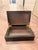 2020s Classic Dark Green Leather Gentleman's Valet Box | Stitched Leather Keepsake & Desk Storage Case For Sale - Image 5 of 5