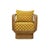 Luna armchair in stained rattan, plywood and hr foam by popus editions. Dimensions: w 74 x d 72 x h 74 cm. Materials:...