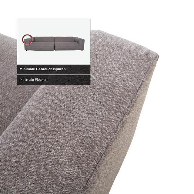 Gray Freistil 187 4-Seater Sofa in Grey Fabric from Rolf Benz For Sale - Image 8 of 15