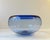 Holmegaard Mid-Century Blue Glass Bowl by Per Lütken for Holmegaard, 1970s For Sale - Image 4 of 8