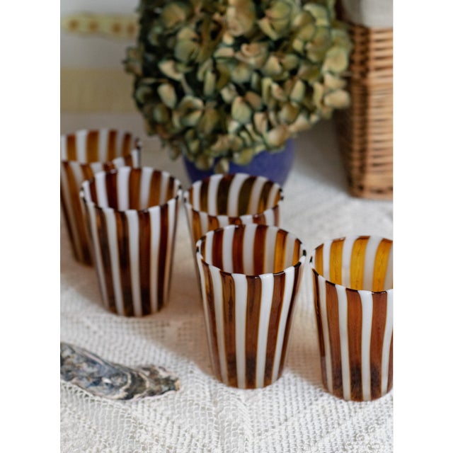 Contemporary Tequila Tumblers by Mariana Iskra, Set of 6 For Sale - Image 3 of 16