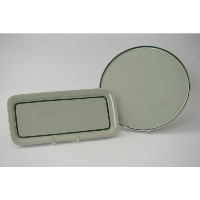 Shape 680 Selecta Decor S-117 in Celadon Green Tea Service by Ernst August Sundermann for Fürstenberg, 1970s, Set of 45 For Sale - Image 17 of 18