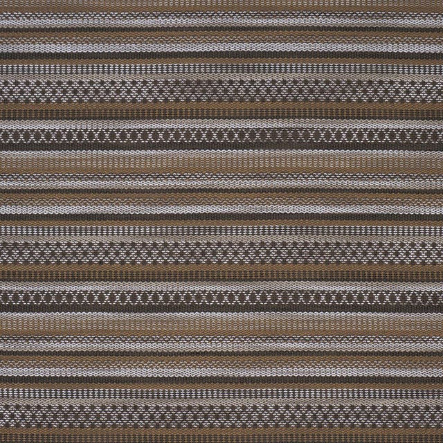 Sample - Schumacher Fremont Indoor/Outdoor Fabric In Brown For Sale In New York - Image 6 of 6