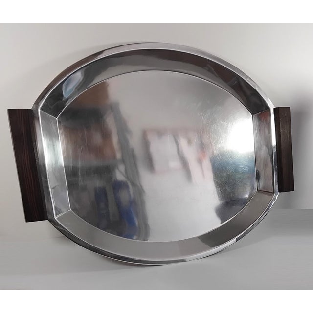Art Deco 1930s Christofle-Alfenide Great Plateau Art Deco For Sale - Image 3 of 8
