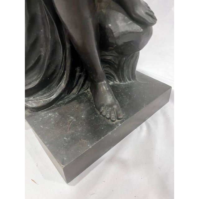 19th Century French Bronze Figure "Venus Emerging From the Bath" After Allegrain - 33" Tall For Sale - Image 14 of 18