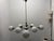 Sputnik Chrome Brass Chandelier, 1980s For Sale - Image 13 of 13