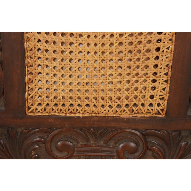 Jacobean Cane Back Armchairs - a Pair For Sale In Tampa - Image 6 of 11
