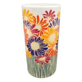 Porcelain Vase by Rosamunde Nairac for Rosenthal, 1960s For Sale