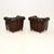Swedish Leather Club Chairs by Broderna Andersson for Bröderna Andersson, 1950s, Set of 2 For Sale - Image 4 of 9