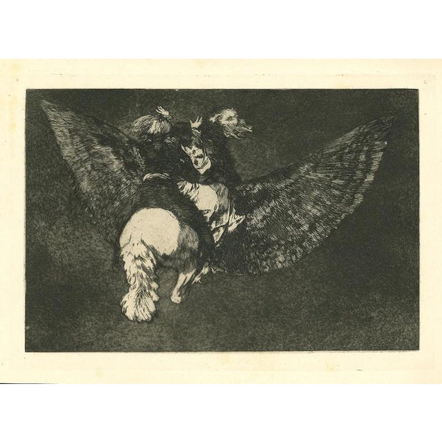 Francisco Goya, Disparate Volante, 1875, Etching For Sale