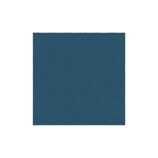 Dark Blue Square Plain Rug from Marqqa For Sale