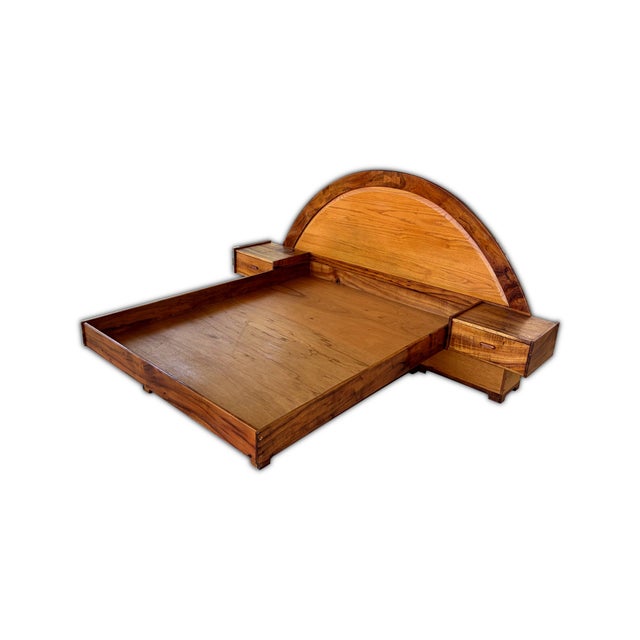 Mid-Century Modern Vintage Koa (Solid) Queen Bed For Sale - Image 3 of 4