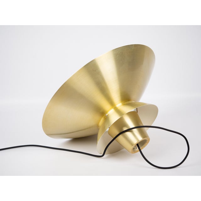 Vintage Danish Navy Pendant Lamp by Jorn Utzon for Nordisk Solar, 1947, 1940s For Sale - Image 11 of 16