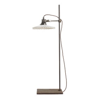 Vintage French Lab Stand Desk Lamp, 1930s For Sale