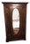 Late 19th Century Art Nouveau Oak Single Mirrored Door Wardobe For Sale