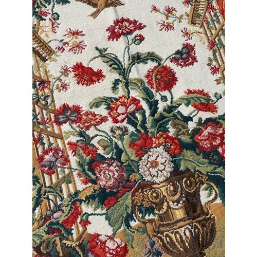 Vintage French Aubusson Style Jacquard Tapestry, 2000s For Sale - Image 4 of 18