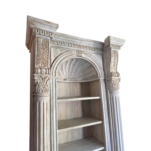 Italian Vintage Italian Classic Libraries Wait Patina - A Pair For Sale - Image 3 of 9
