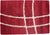 Scandinavian Red and White Cotton Tones Rya Rug For Sale - Image 6 of 6