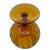 Vintage Amber Optic Balloon Vase Empoli Style For Sale - Image 9 of 13