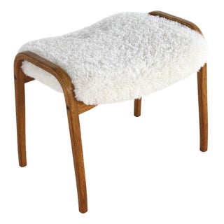 Vintage Lamino Ottoman by Yngve Ekstrom for Swedese, 1960s For Sale