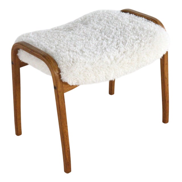 Vintage Lamino Ottoman by Yngve Ekstrom for Swedese, 1960s For Sale