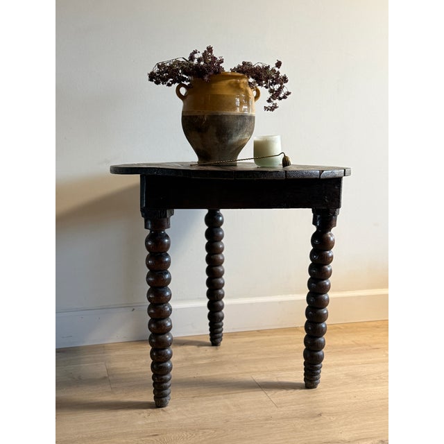 French Antique French Bobbin Table For Sale - Image 3 of 8