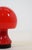 Vintage glass mushroom table lamp from the 1960s. This lamp, in a beautiful cherry red color, has an elegant design. It is...