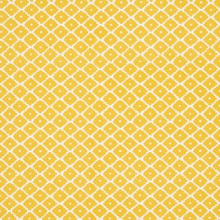 Sample - Schumacher Ziggurat Fabric in Yellow For Sale