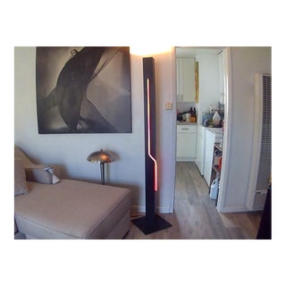 George Kovacs 1976 Rudi Stern Let There Be Neon Sculpture and Torchiere Lamp For Sale
